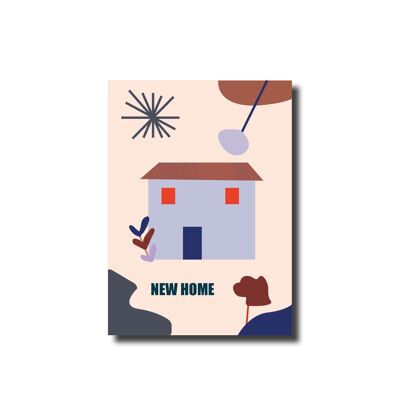 Carte postale nouvelle maison