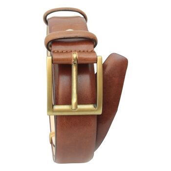 Ceinture en cuir - marron 4