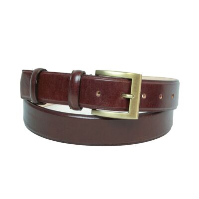 35 mm high leather belt - brown 5143