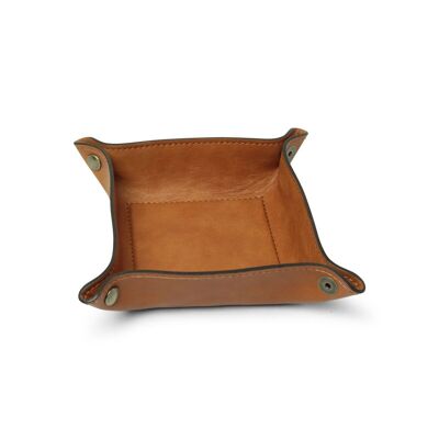 Leather pocket tray - Colonial