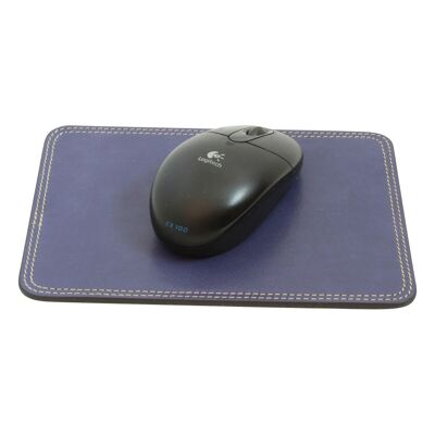 Mouse pad in pelle