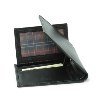 Portefeuille en cuir avec porte-monnaie et RFID - Marron 3