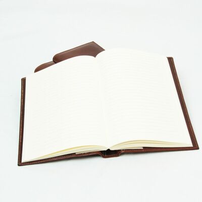 Large Leather Journal - Brown