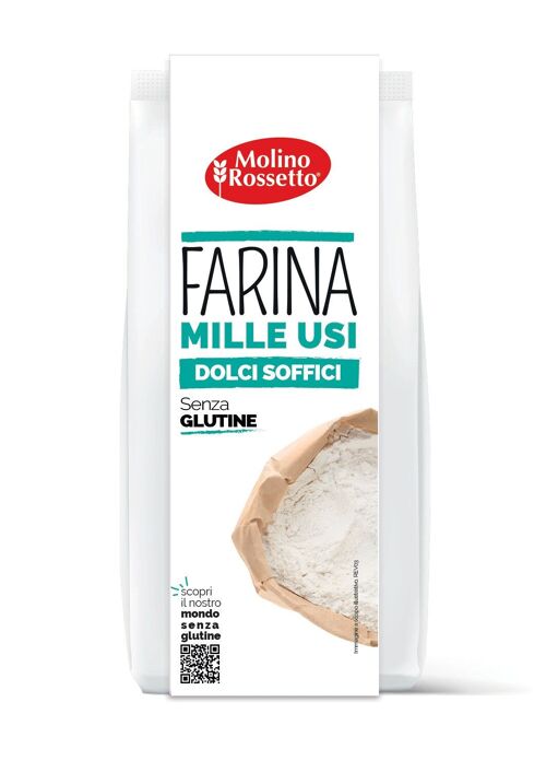 All purpose gluten free flour mix by Molino Rossetto - 500 gr