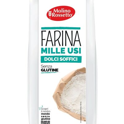 All purpose gluten free flour mix by Molino Rossetto - 500 gr