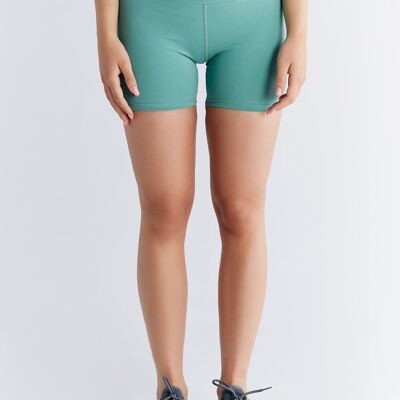 T1332 | Women's fitted mini shorts