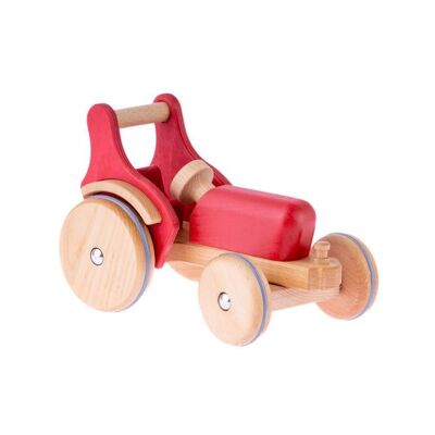 Wooden tractor - Ferdinand (red)