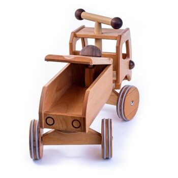 Porteur en bois Fred – voiture porteur (édition noyer) 2