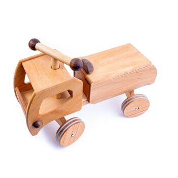 Porteur en bois Fred – voiture porteur (édition noyer) 3