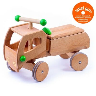 Correpasillos de madera Fred – coche correpasillos - verde