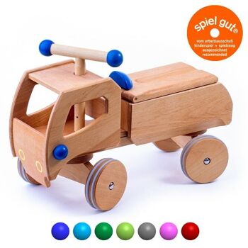 Porteur en bois Fred – voiture porteur - vert 2