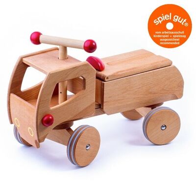 Correpasillos de madera Fred – coche correpasillos - rojo