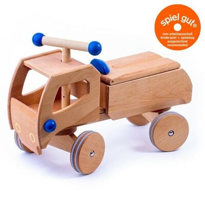 Correpasillos de madera Fred – coche correpasillos - azul