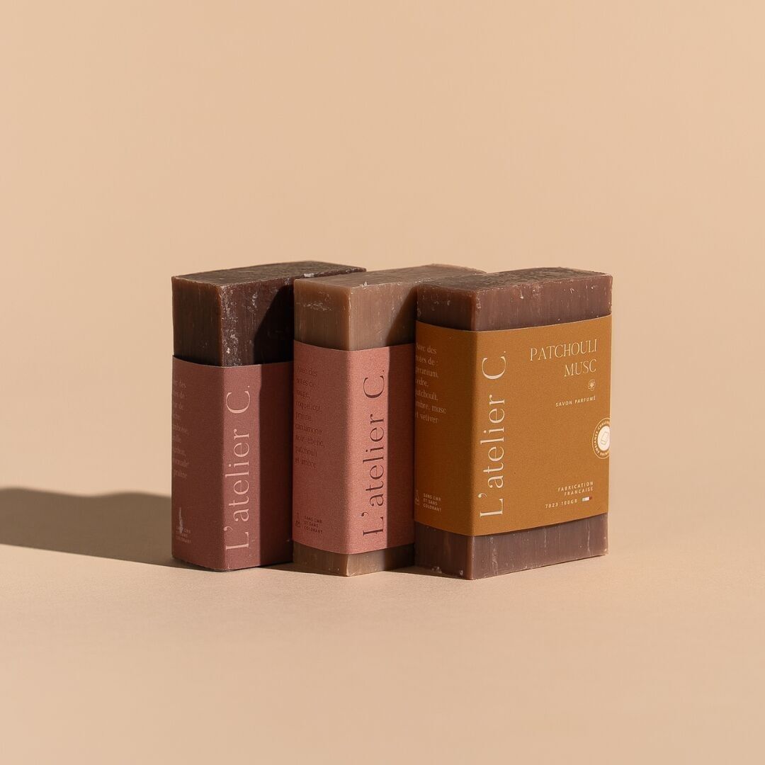 Savons parfumés - parfums de Grasse - Existe en 8 senteurs