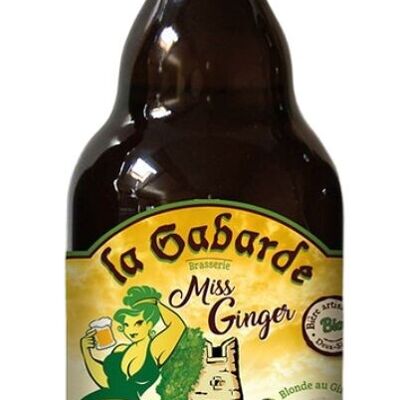 Bière artisanale Bio Miss Ginger 75cl 5°