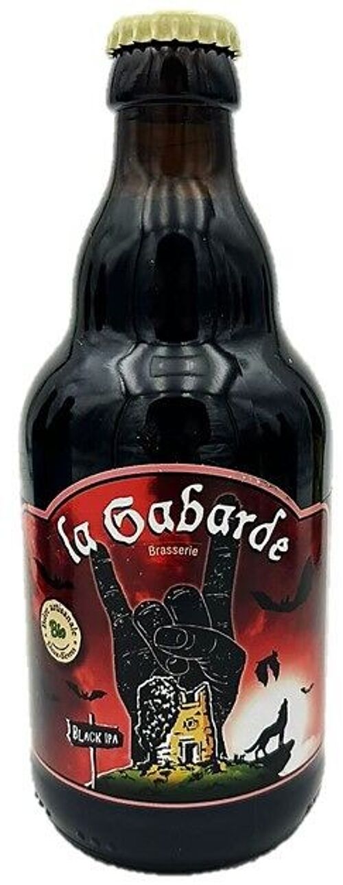 Bière artisanale Bio Black IPA 33cl 8°