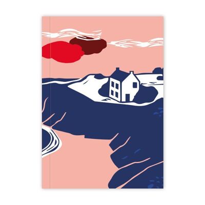 Large blank pages notebook "Beach"