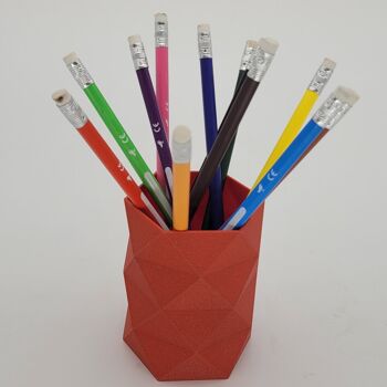 Pot à Crayon 3D Écoresponsable - Fabrication Française Artisanale 5