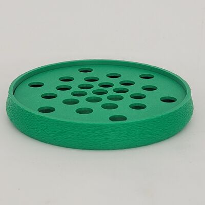 3D printed eco-responsible round soap dish