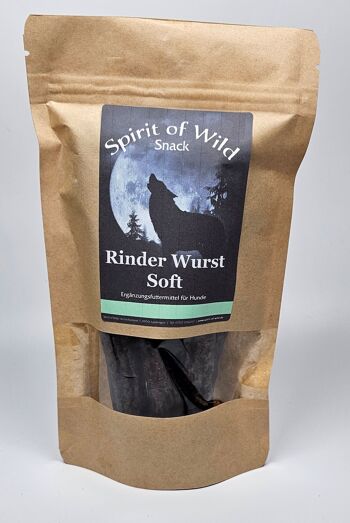 Spirit of Wild Snack Saucisse de Bœuf Moelleuse 200g 2