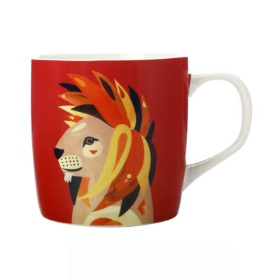 PETE CROMER LION MUG 37.5cl