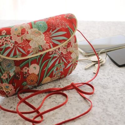 Sac poketto jardin rouge