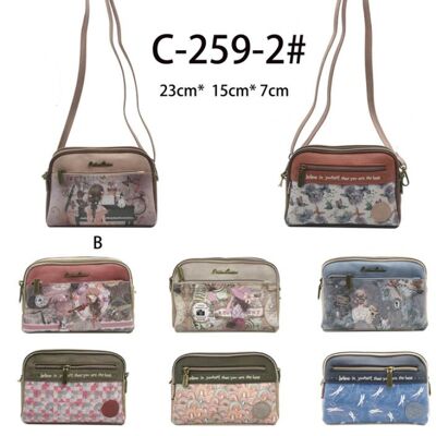 Sac à bandoulière Sweet Candy Doll avec 4 compartiments B2B