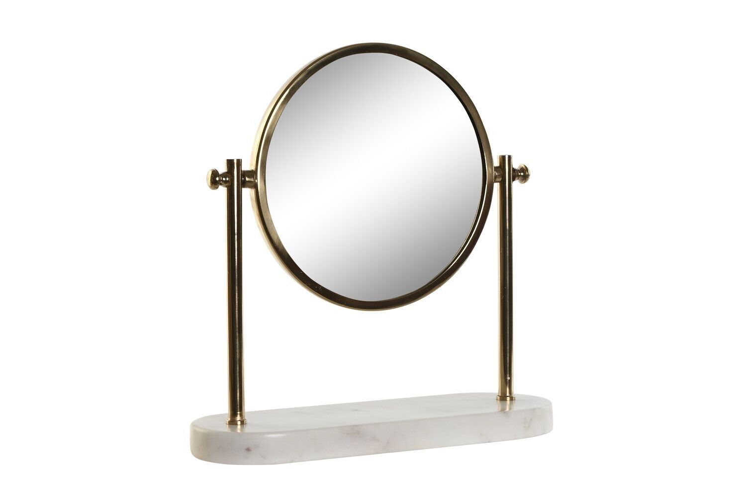 SPECCHIO MARMO METALLO 30X10X30 BIANCO NATURALE PB208873