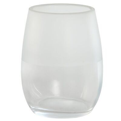 GLASS GLASS 8X8X11 TRANSPARENT GLAZE PB211692