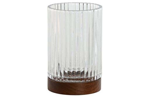 VASO CRISTAL ACACIA 7,5X7,5X11,5 TRANSPARENTE PB211688