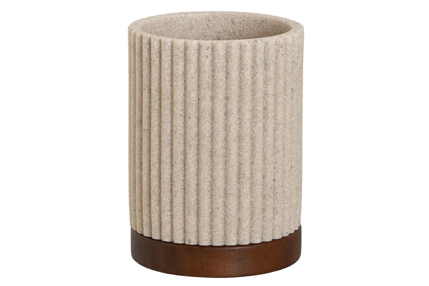 VETRO RESINA ACACIA 8X8X11 BEIGE PB211678