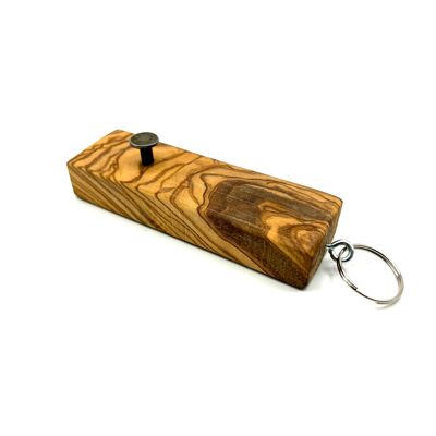 Bottle opener PICCOLO as a keychain made of olive wood