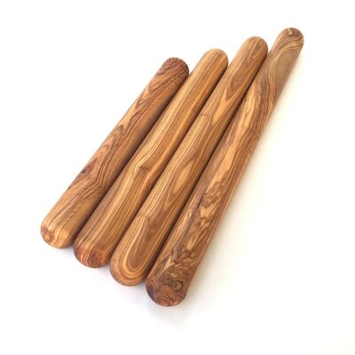 Rounded rolling pin, olive wood rolling pin