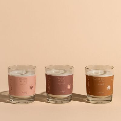 Velas perfumadas de 180 g - Disponibles en 6 aromas
