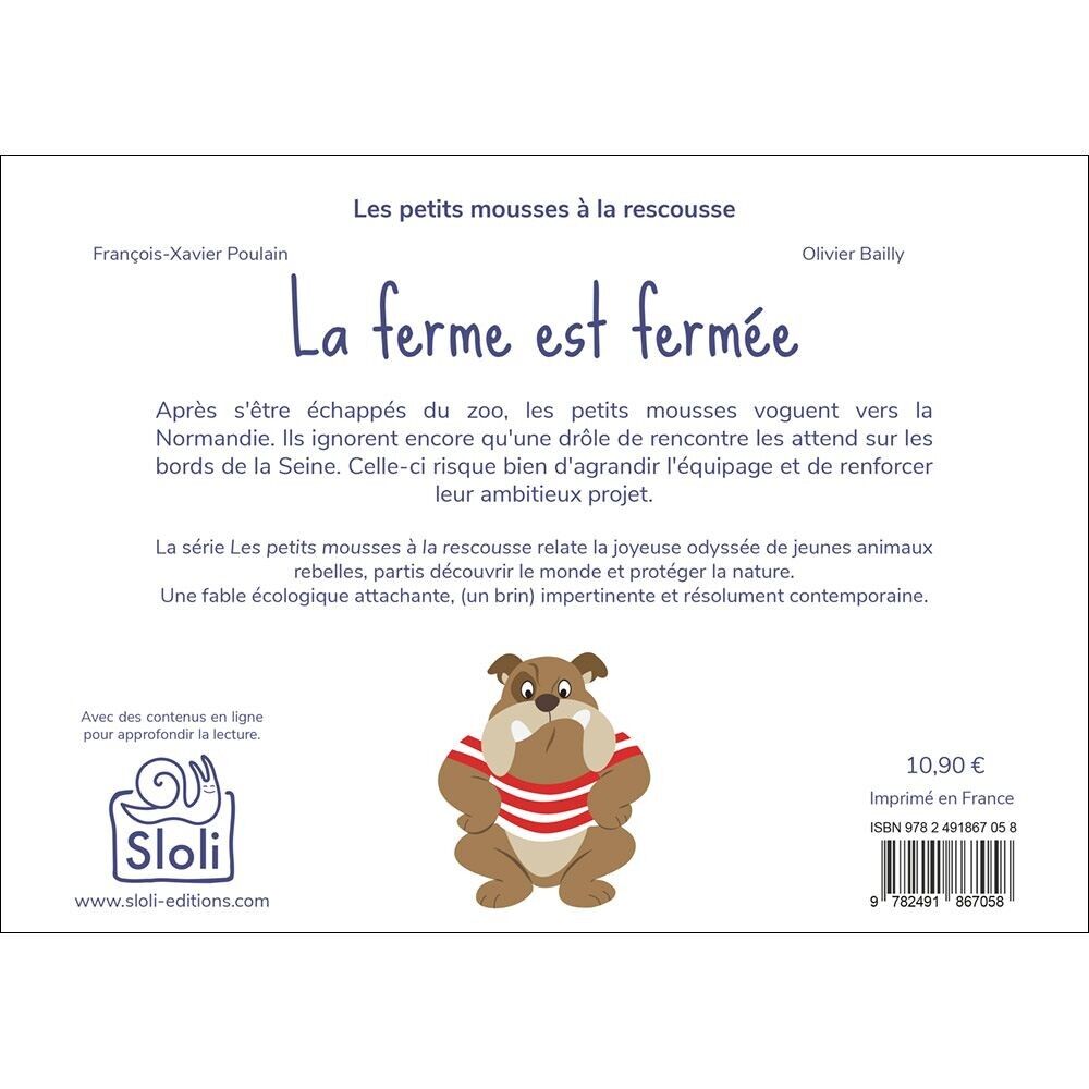 Livre pour enfant - La ferme est fermée