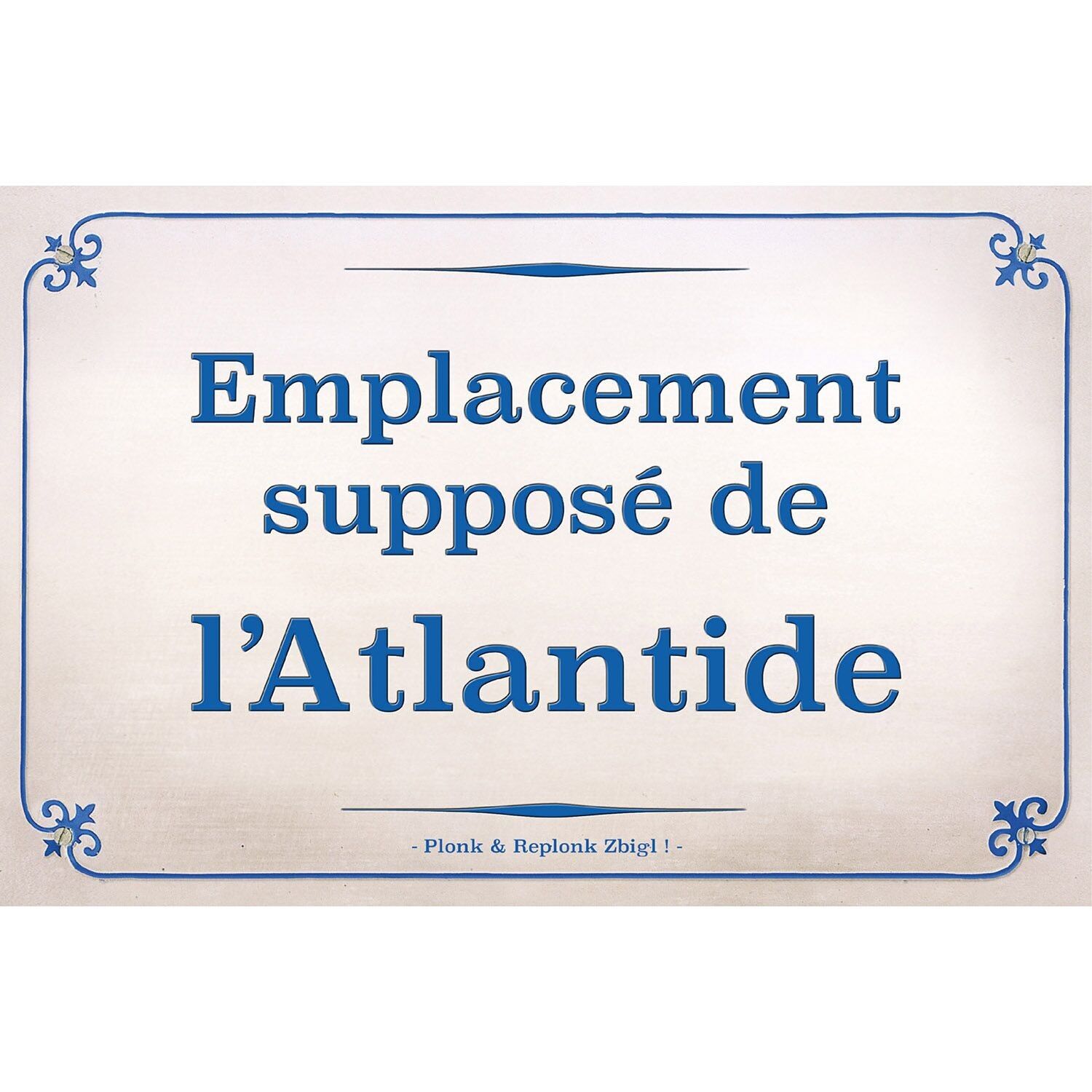 Segno: presunta posizione di Atlantide