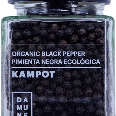 Kampot Premium Bio-Schwarzer Pfeffer in Körnern – 100 g – IGP