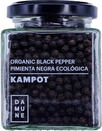 Poivre Noir Bio Kampot Premium en grains - 100g - IGP 1