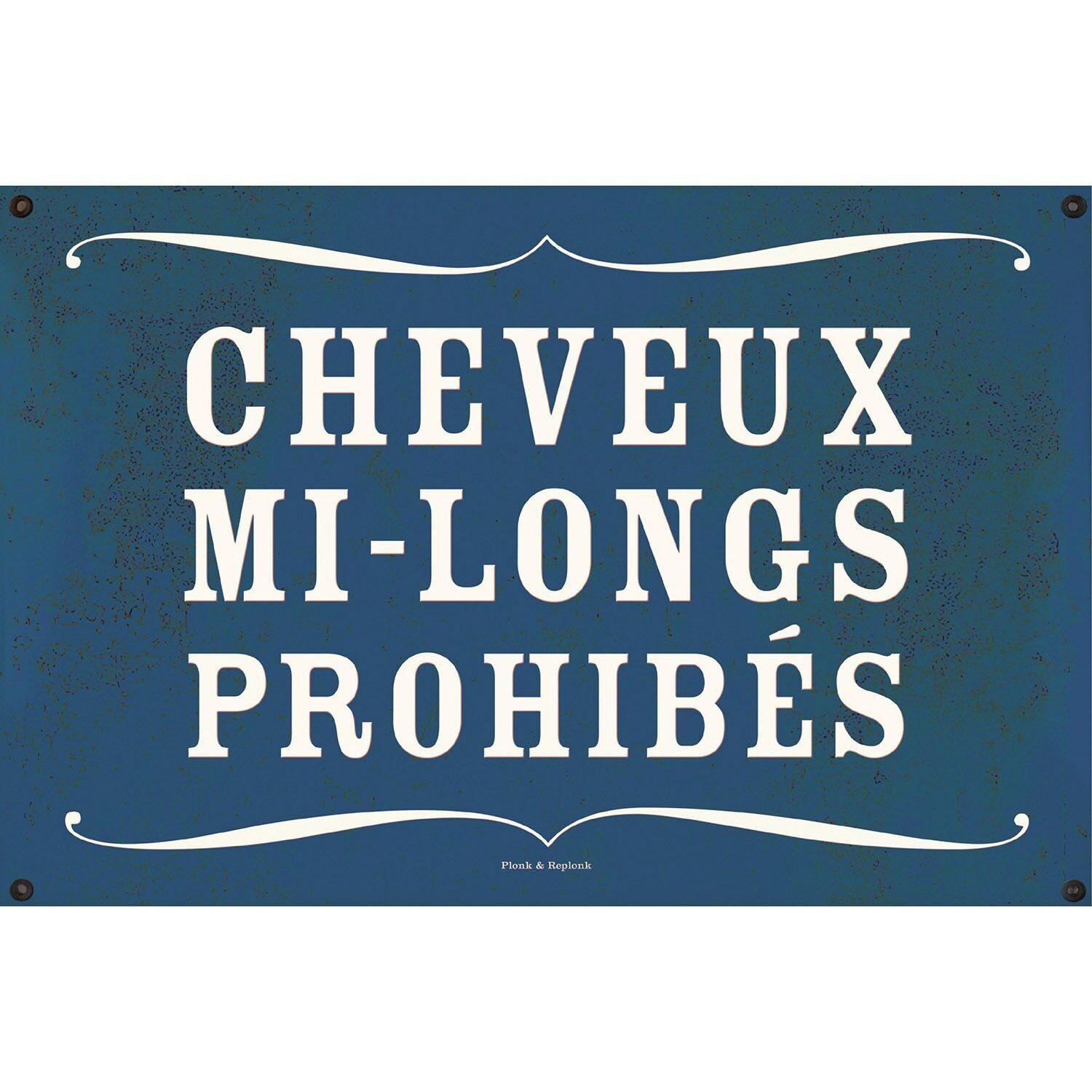 Segnale: vietati i capelli di media lunghezza