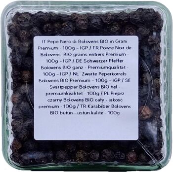 Bolovens Premium Poivre Noir Bio en grains - 100g 5