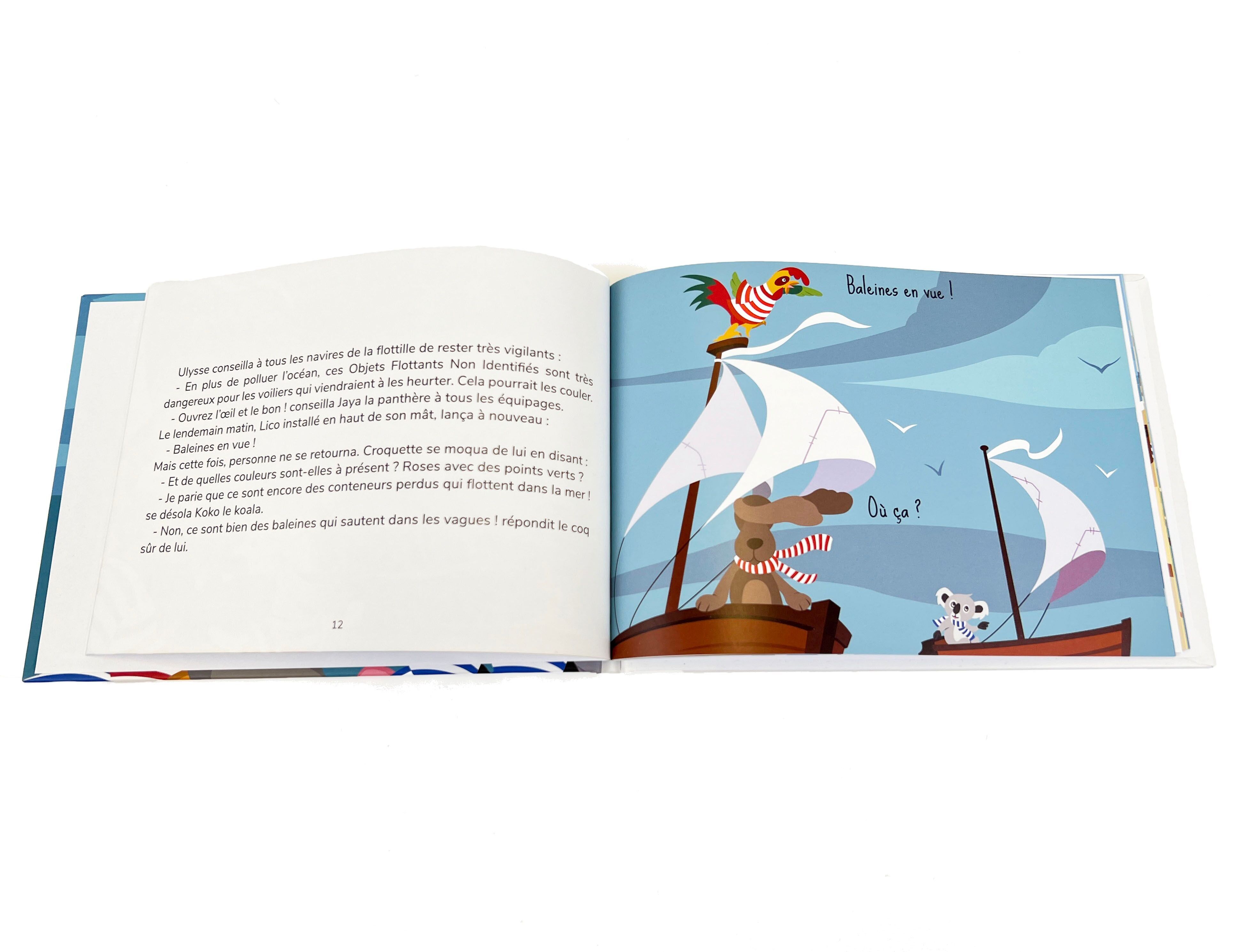 Livre pour enfant - La baleine en danger