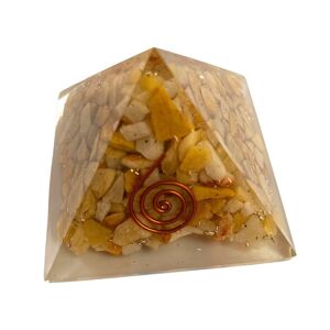 Pyramide de guérison Orgone Reiki - Aventurine jaune - 5.5Cm