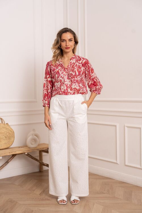 Pantalon palazzo en dentelle - CK08P227