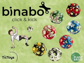 Binabo "click & kick" - le ballon de football freestyle que vous pouvez construire vous-même ! (jouet de construction) 9