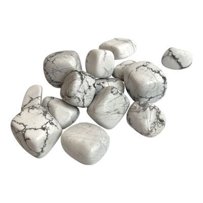 Cristaux roulés - Paquet de 250 g - Howlite