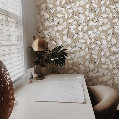 Beige wallpaper Monna de Pape