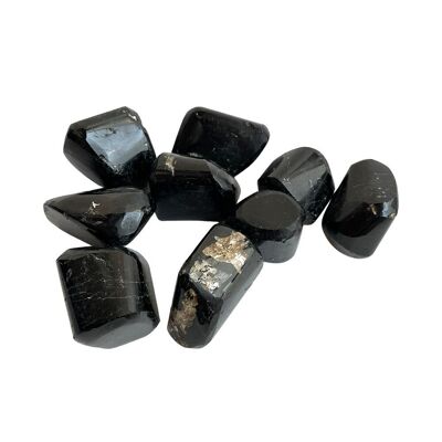 Cristales rodados pulidos a mano - Paquete de 250 g - Turmalina negra