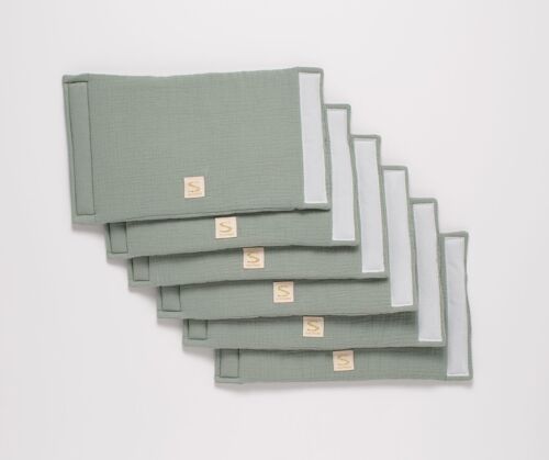 Protections de barreaux de lit en coton - UNI SAUGE