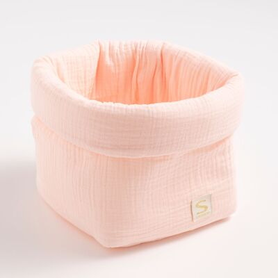 Storage basket in double cotton gauze - UNI PETALE