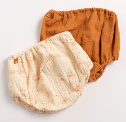 Culotte bloomer Bébé en coton lot de 2 - ORSINO